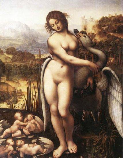 Cesare da Sesto Leda and the Swan oil painting picture